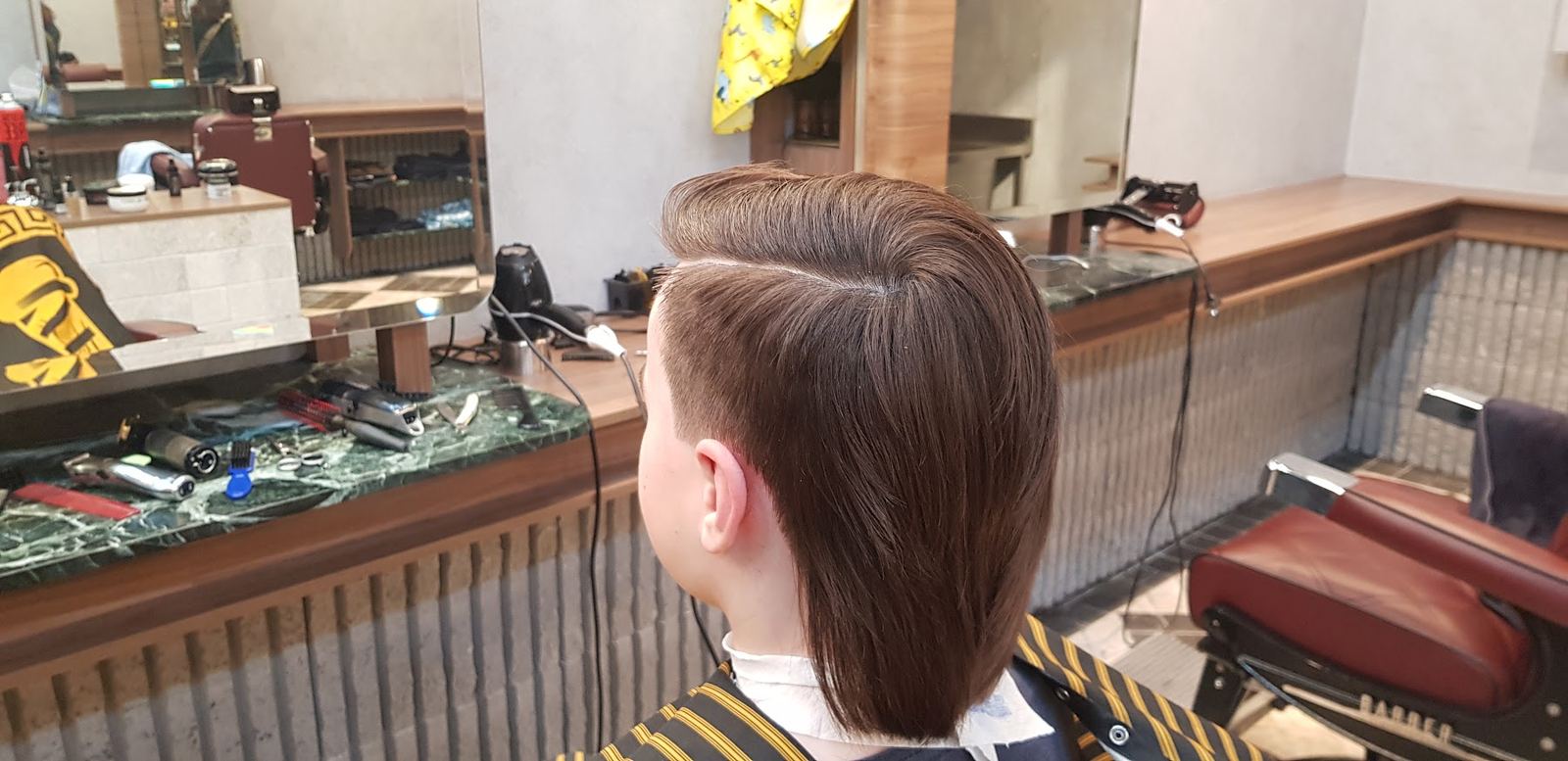 Fresh precision haircut inside Al Barber Shop in Crows Nest